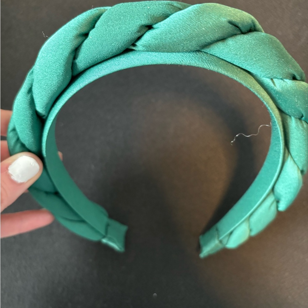 Madewell Green Poofy Headband